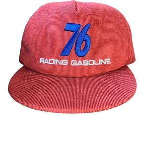 76 Gasoline Racing  racing corduroy embroidered snap back hat